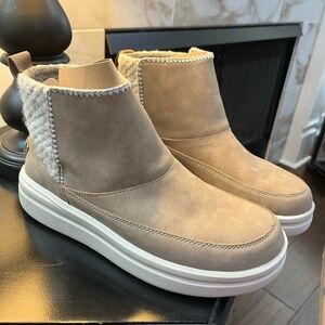 Women's Taupe Ankle Boots